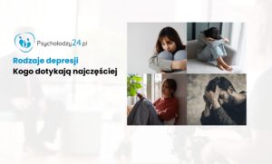 Ilustracja przedstawiająca rodzaje depresji – poradnik Psycholodzy24