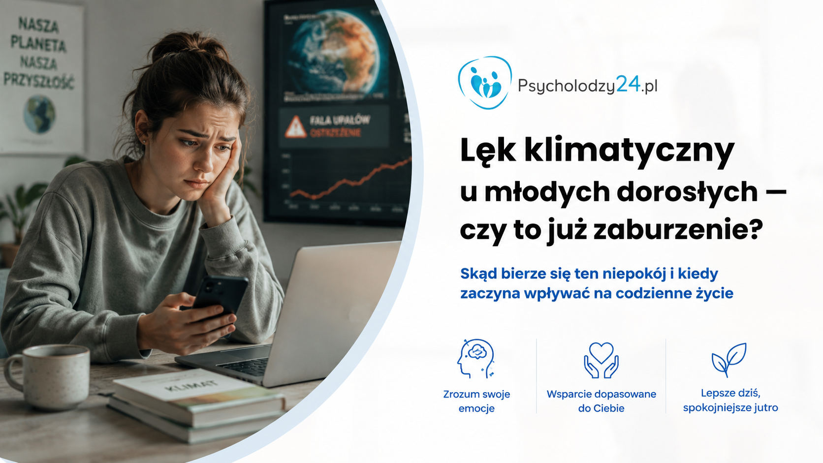 Lęk klimatyczny u młodych dorosłych — czy to już zaburzenie?