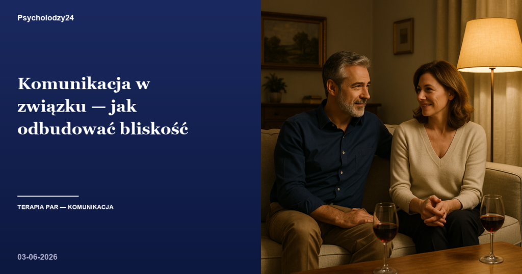 Komunikacja w związku — jak odbudować bliskość